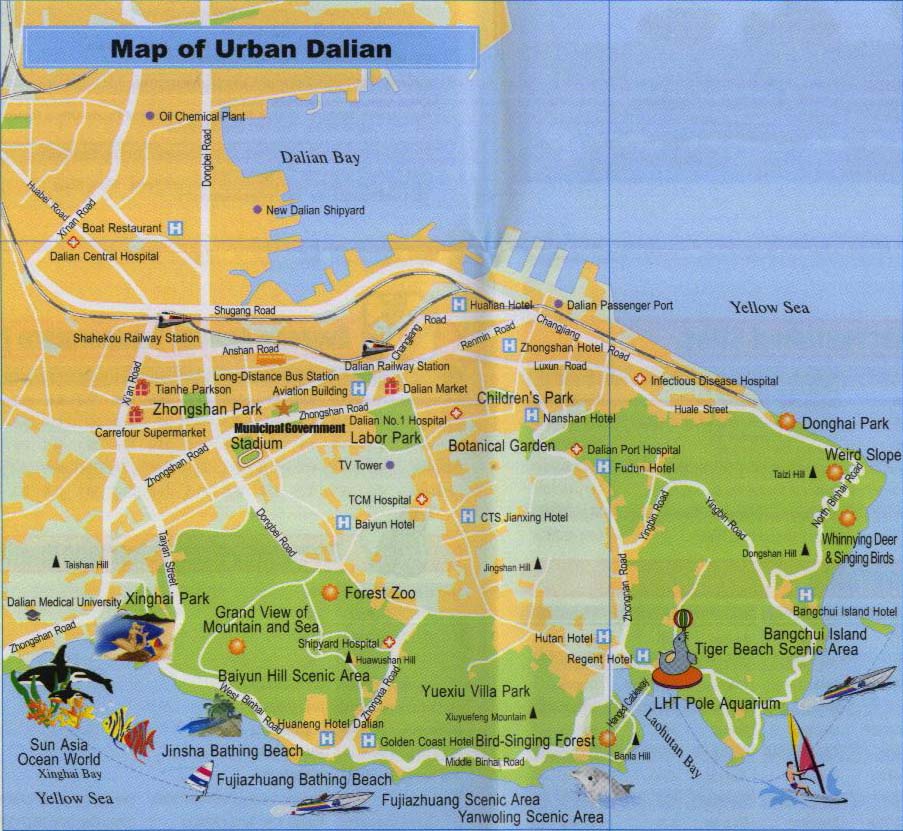 Dalian-City-Map
